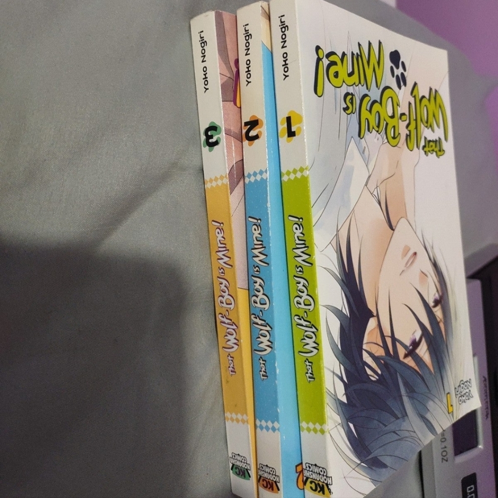 That wolf boy is mine manga volume 1-4
